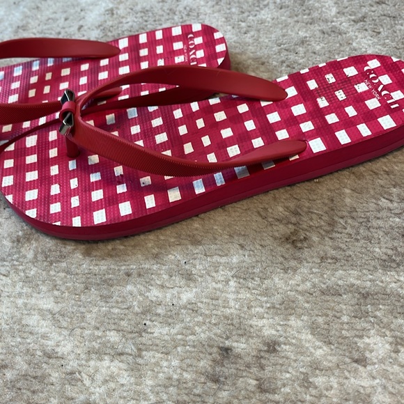 COACH AMEL RUBBER FLIP FLOP IN SIZE 8 - Picture 5 of 5
